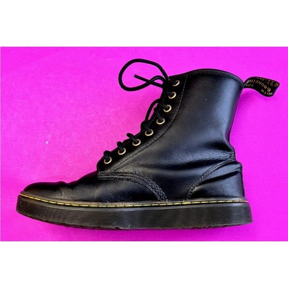 Dr. “Doc” Martens Zavala Boots Black 8 Eye Lace up. Womans 9 Men 8. One Blemish - Picture 6 of 16